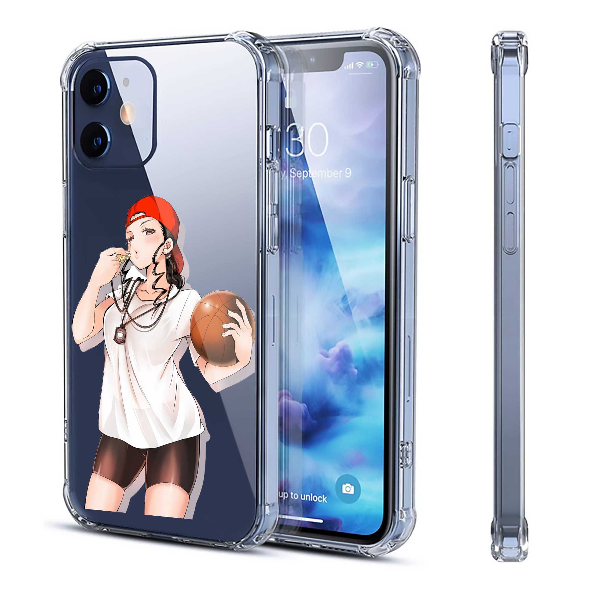 （画像用） SLAM DUNK／スラムダンク 【iPhone 12シリーズ対応】透明スマホケース（クリアソフトケース）